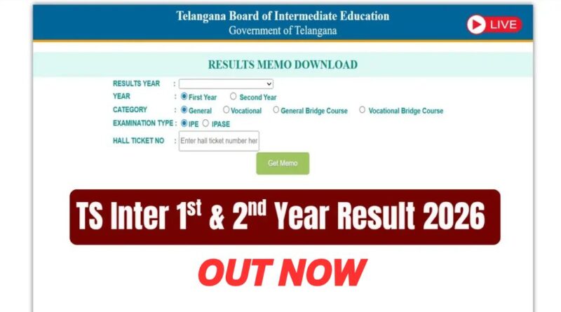 TS INTER RESULTS 2026